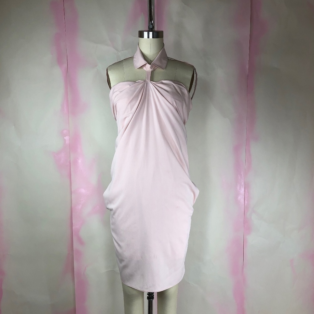 Saku New York Collar Linked Rose Quartz Dress Cut Out - Picture 4 of 6